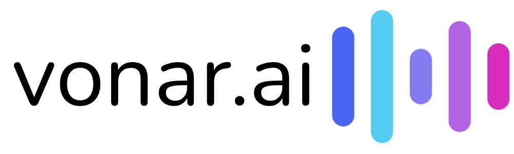 Vonar AI voice-driven AI sales assistant logo